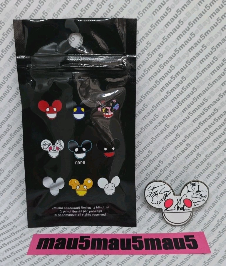 Series 1 Pin Numbered to 1000 Signatures White Head