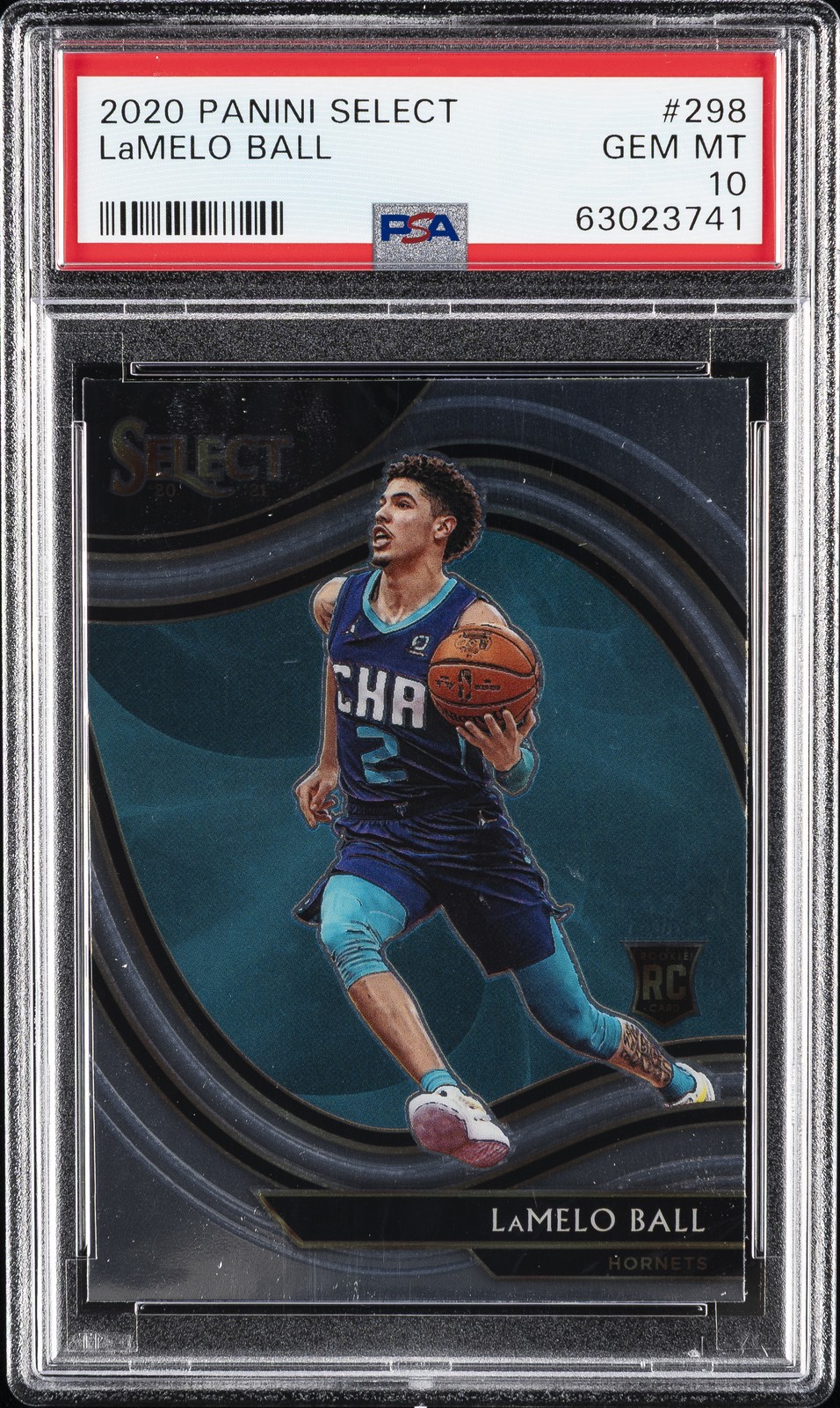 2020 PANINI SELECT #298 LAMELO BALL PSA 10