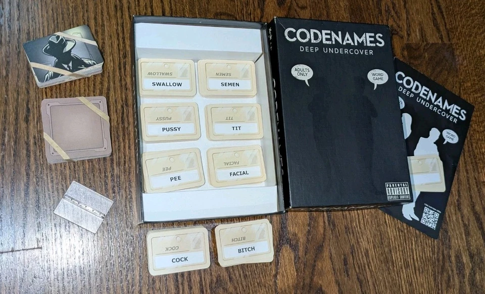 Codenames Deep Undercover Adult Party Game 100% Complete Unrated 1st Edition VG+ - Image 3 of 3