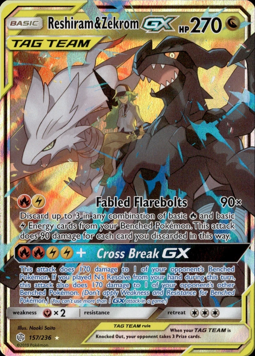 Reshiram & Zekrom GX Pokémon TCG Cards for sale | eBay