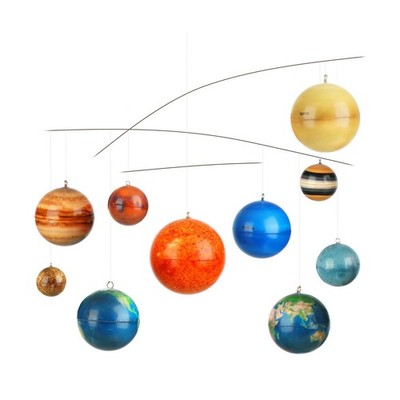 3D Solar System Mobile Hanging Planets Solar System Decor Education... Fast Ship