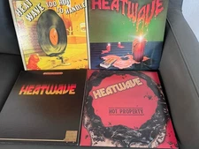Heatwave Set Of 4 Vinyl LP Records All M- Sleeve And Vinyl