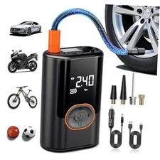 Tire Inflator Portable Air Compressor, 160 PSI Electric Air Pump with Digital 