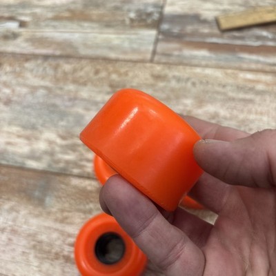 未使用品 80s SIMS ビンテージ STREET WHEEL ウィール Vintage 1980s Sims Street Snake Skateboard Wheels Set Of 4 Orange