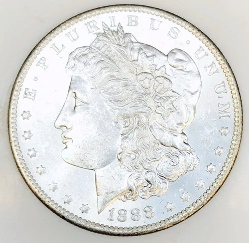 1888 O MORGAN DOLLAR! GEM BU+++! BREATHTAKING LUSTER! INSANE STRIKE! NR #G3609