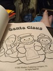 Vintage 1985 Santa Claus Golden Color and Activity Book (New/Unused) — photo 2