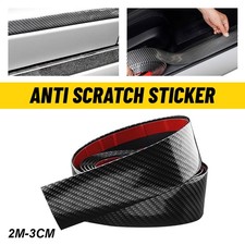 2m Car Door Sill Scuff Plate Cover Panel Step Protector Rubber Strip Guard NEW
