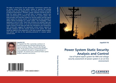 Power System Static Security Analysis and Control Jagadish Pal