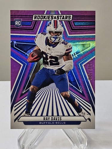 2024 Panini Rookies & Stars 6/299 Ray Davis Purple Parallel Rookie Card #183