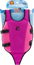 Weste Rettungsweste Kind Schwimmen Pool Meer Neopren Rosa 3-6 Jahre