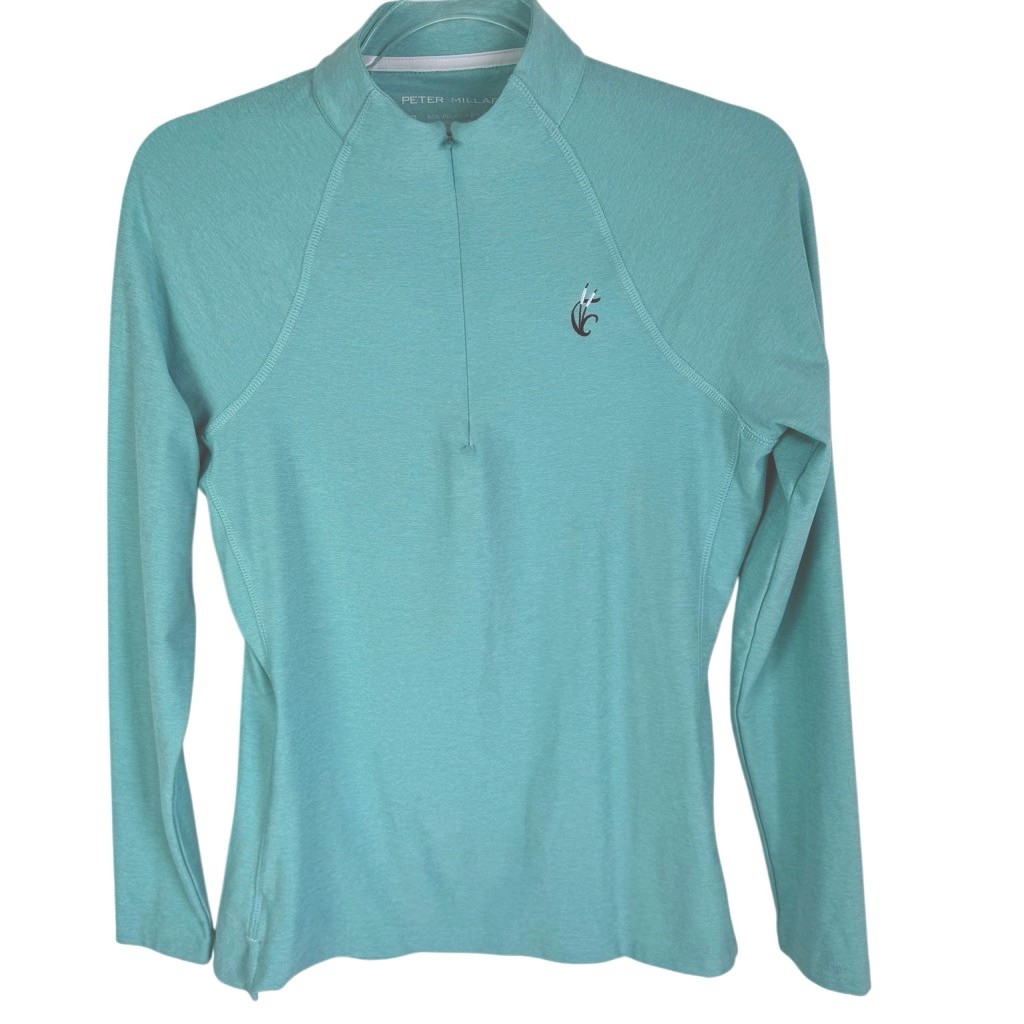 Peter Millar Performance Quarter Zip Pullover Siz… - image 1