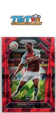 2020-21 Prizm Premier League Red Cracked Ice #284 Keinan Davis Aston Villa RC 93