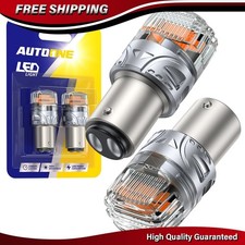 Auxito 1157 Led Turn Signal Light Bulbs Amber Yellow Anti Hyper Flash Canbus