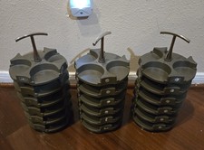 3X - Stampin Up Stack N Store Carousel Excellent Holds 24 Embellishments Gray