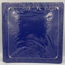 Creative Memories 12x12 Album Sapphire Blue Silver Trim White Pages New Sealed
