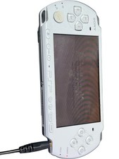 Sony PSP-3003 Portable Handheld Console White Wi-Fi Model Tested Without Battery