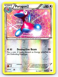 Porygon2 73/101 Plasma Blast Reverse Holo