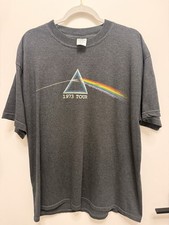 Men  s Pink Floyd Dark Side Of The Moon "1973 Tour" T Shirt XL 2006 reprint XL