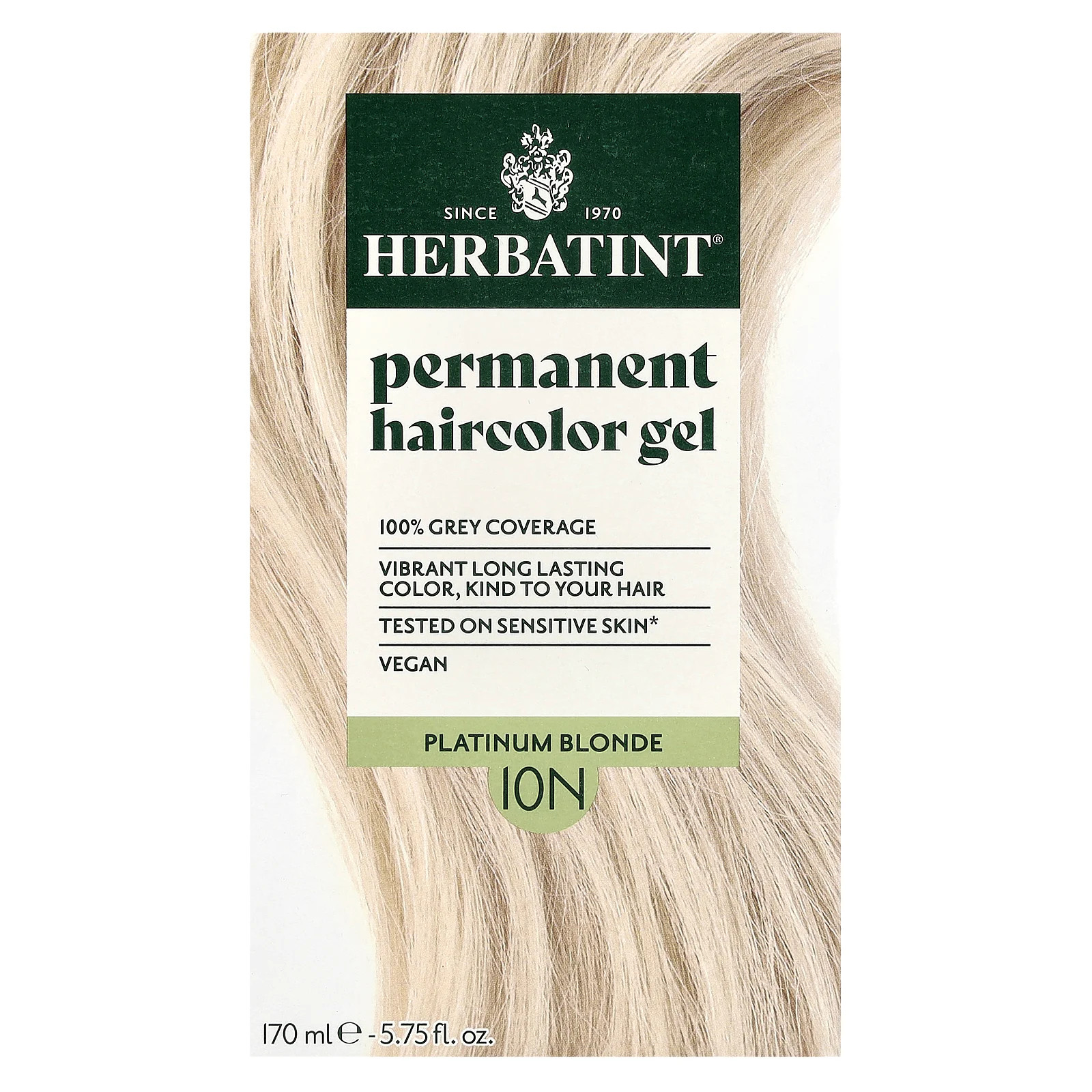 Permanent Haircolor Gel 10N Platinum Blonde 575 fl oz 170 ml 3690₽