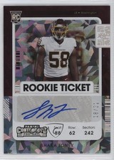 2021 Panini Contenders Rookie Cracked Ice Ticket 18/21 Shaka Toney Auto 12ty