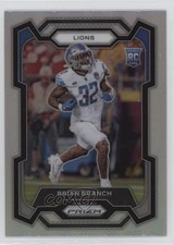 2023 Panini Prizm Rookies Silver Prizm Brian Branch #328 03gr