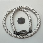 925 Sterling Silver Toggle Leather Wrap Bracelet, 14.6g — photo 2