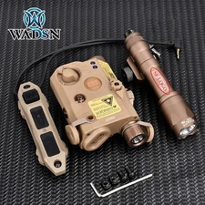 Tactical PEQ-15 IR Laser Illuminator With M300A LED Flashlight M600C Scout Light