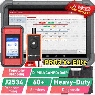 2026 LAUNCH X431 PRO3S V+ ELITE Pro 5 Diagnostic Tool J2534 Programming Coding