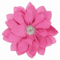 Elegante Blumenbrosche FüR Frauen, Blumenkristallbrosche, Rosenrot