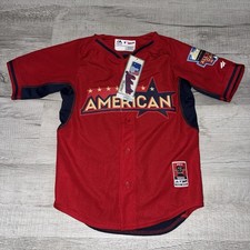 Authentic Majestic 2014 MLB All Star Game Jersey YOUTH Sz S Nathan #5 NWT A.L.