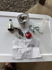 Vintage Bicycle Generator Light Kit Nos - Headlight Tail Light Bottle Vintage Bicycle Generator Light Kit Nos - Headlight Tail Light Bottle