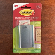 Command Jumbo Universal Picture Hanger [Removable]: 1-pack (Silver)