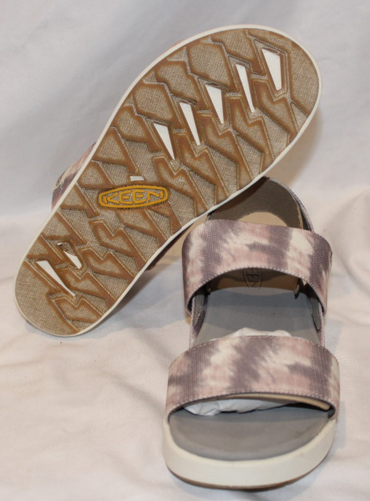 Sandali donna Keen taglia 7 5 Elle cinturino posteriore cervo tie dye slingback nuovi con scatola $95