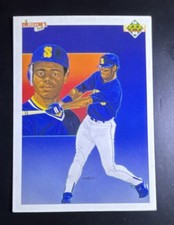 1990 Upper Deck - Team Checklist Ken Griffey Jr #24 Seattle Mariners f