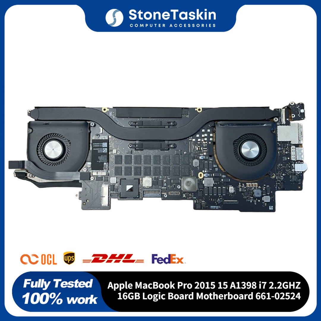 Apple MacBook Pro 2015 15 A1398 i7 2.2GHZ 16GB Logic Board Motherboard 661-02524