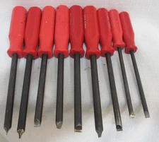 9 Misc Forster Bonanza Gunsmith Screwdriver Set Red Plus 1 Enderes Tools