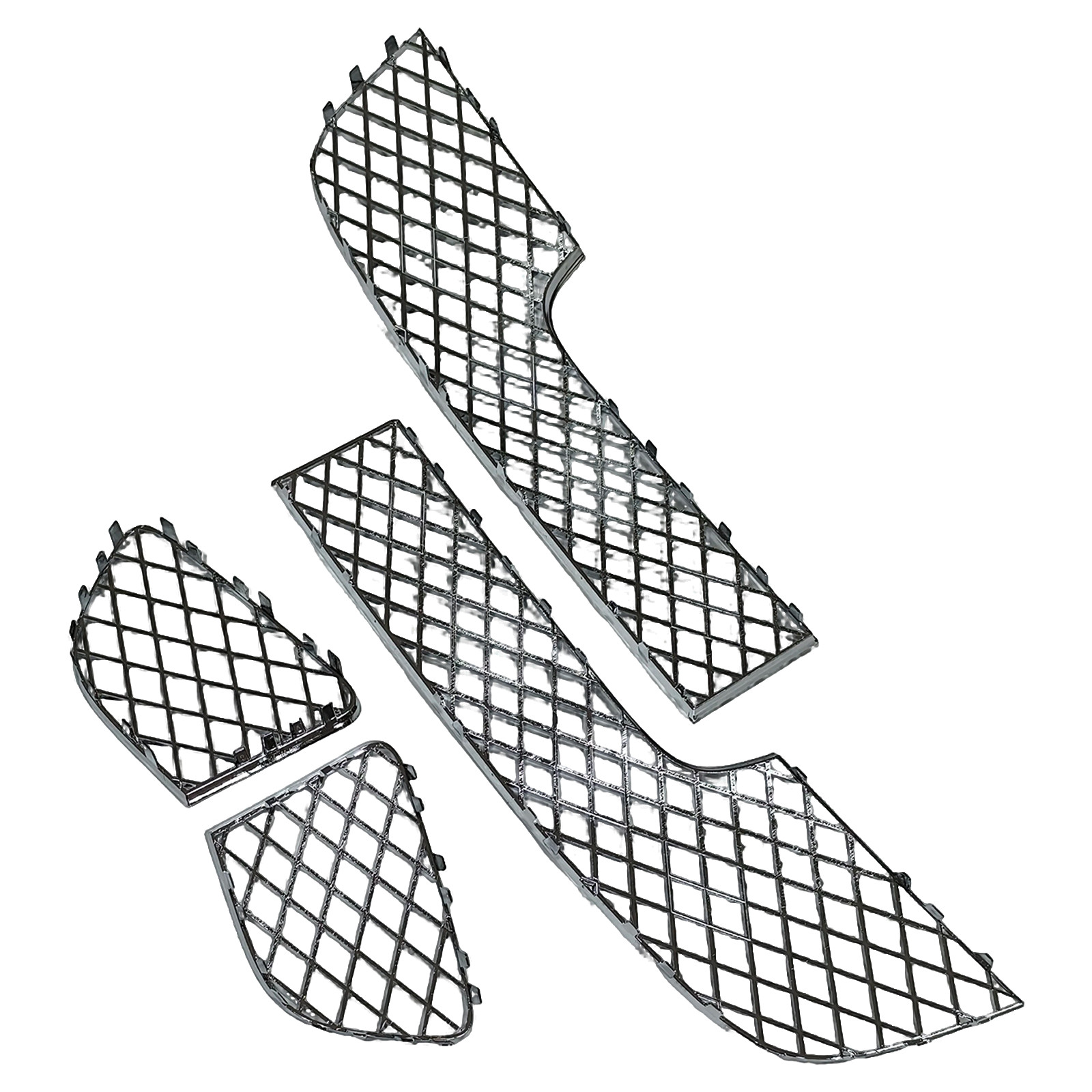 Bentley Continental GT 2012-2015 Lower Grilles 4 pcs Chrome