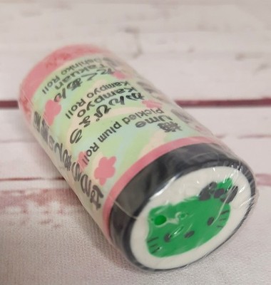 Seltener Hello Kitty Kappa Sushi Rollenradierer Sanrio japanisch Retro Schreibwaren versiegelt