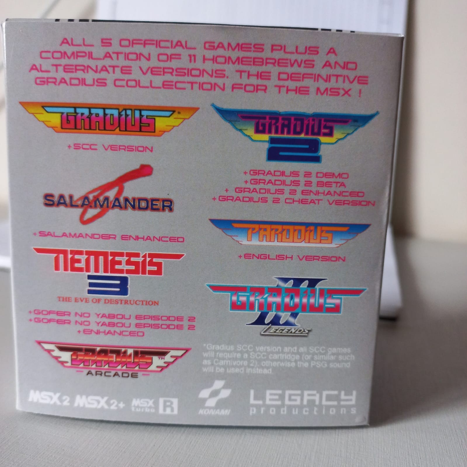 Gradius Disk Collection, 10 MSX Games Floppy disk 3 1/2"