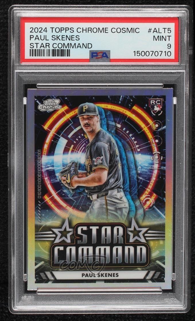 2024 Topps Cosmic Chrome Star Command Paul Skenes #ALT-5 PSA 9 MINT 1n2n