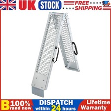 Non-Slip Steel Loading Ramps 400KG 1.8M For Trailers Vans Motorbike Heavy Ramps