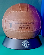 MANCHESTER UNITED FOOTBALL CLUB v ARSENAL 17 MAY 2015 NEW SOCCER BALL BOXED