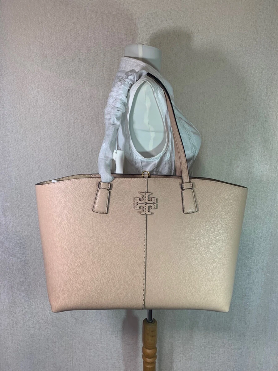 NWT Tory Burch Devon Sand McGraw Large Tote $398