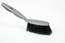 Stiff Bristle Hand Brush with Handle Small Hard Scrubbing Cleaning Brush