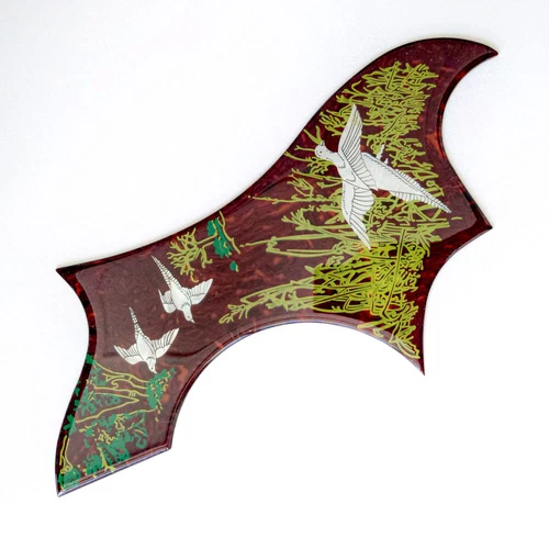 Abalone Dove Inlay Pickguard Antiscrape Plate Thinkness 2 Mm for Acoustic Guitar