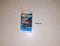 Preston Feeder Link Swivels P0220020 Wirbel Angelwirbel Swivel