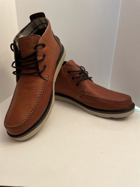 toms waterproof leather chukka boots