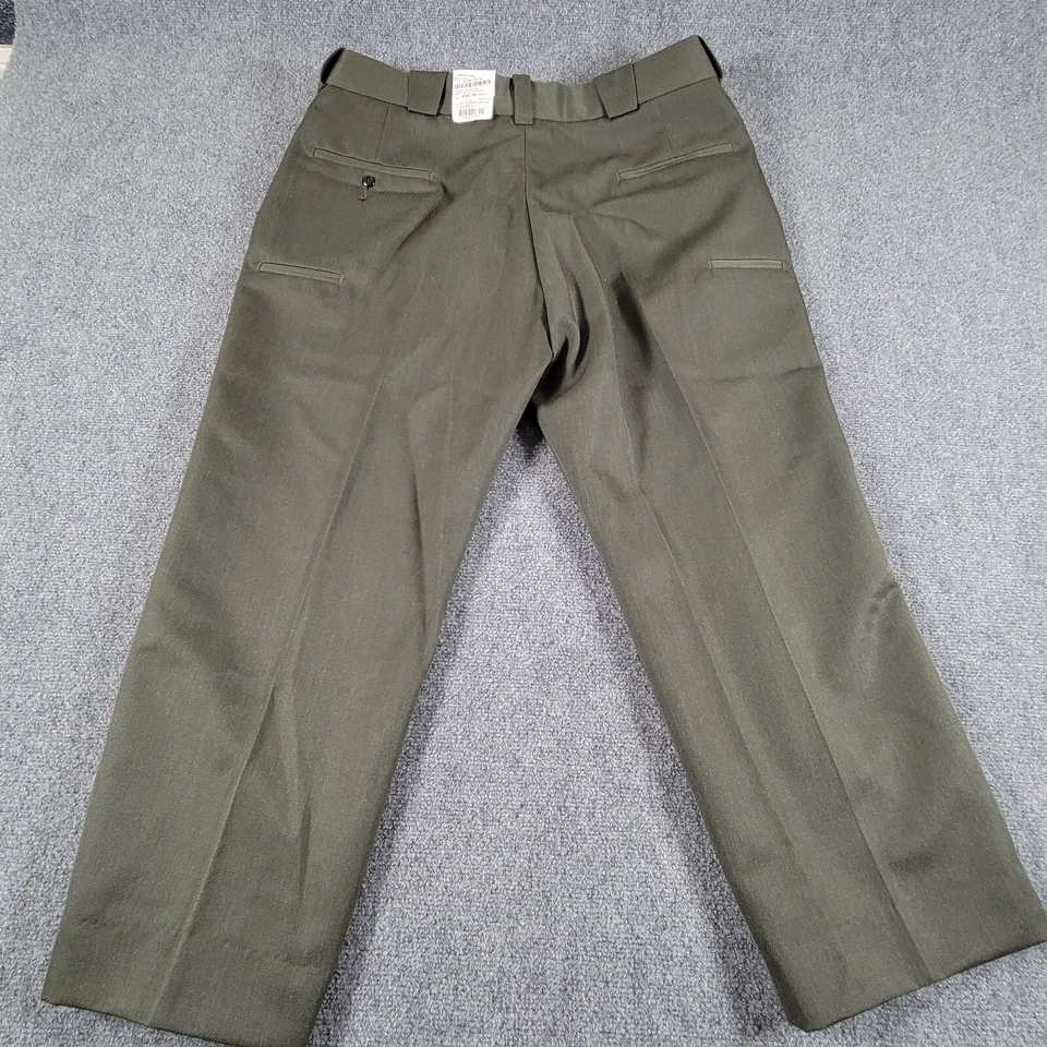 Flying Cross Uniform Pants Womens 22R Fashion Fit Green LASO Approved Wool Blend - Image 2 of 4