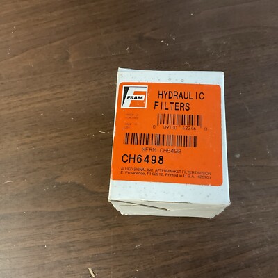 Fram Hydraulic Filter, CH6498, New In Box, Free Shipping