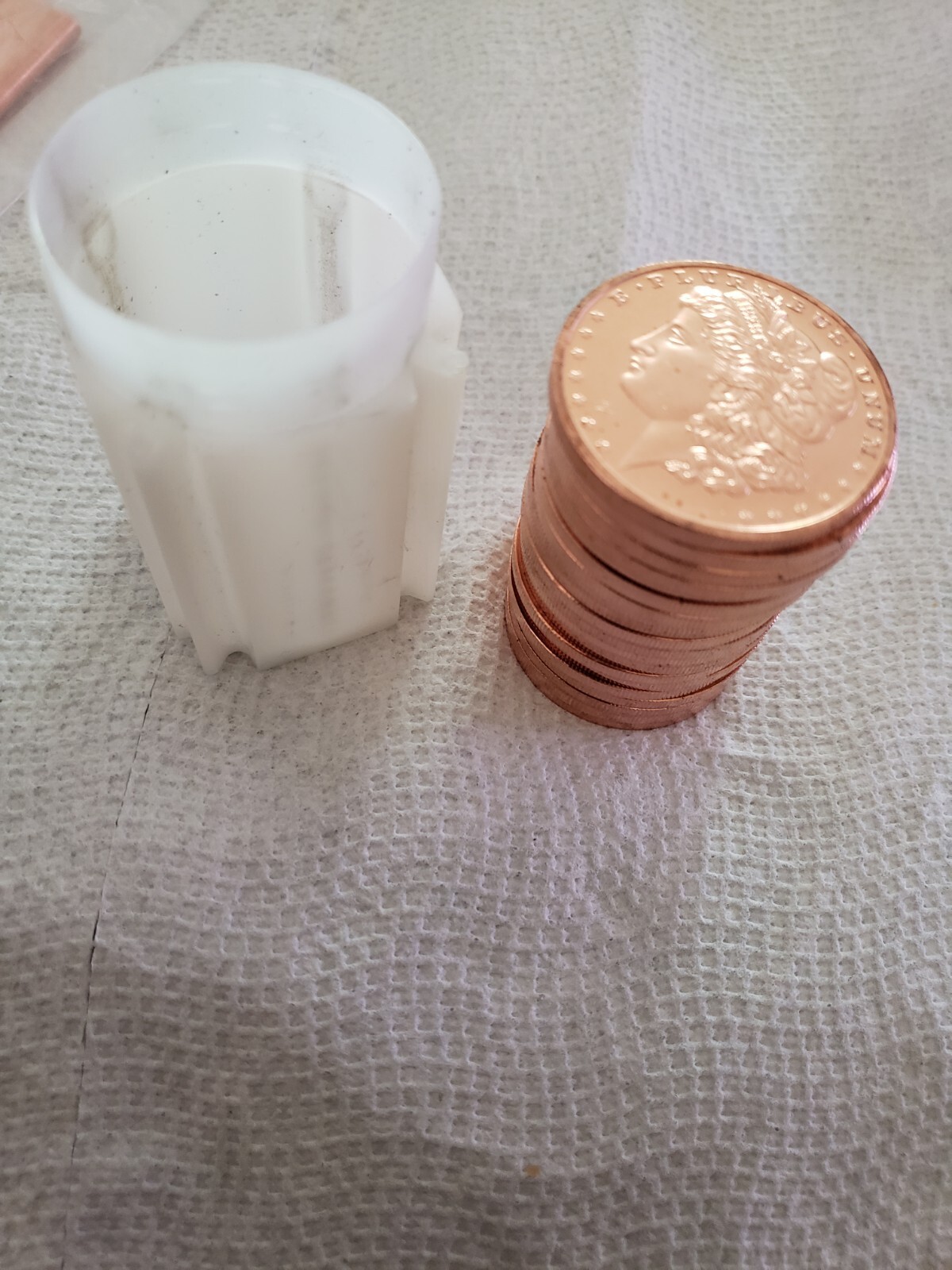 2011 Dollar 1oz Copper Round 1 tube (20) pcs 1 ounce Copper